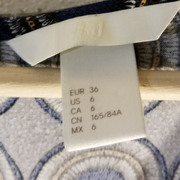 H&M navy blue summer dress - Picture 15 of 15